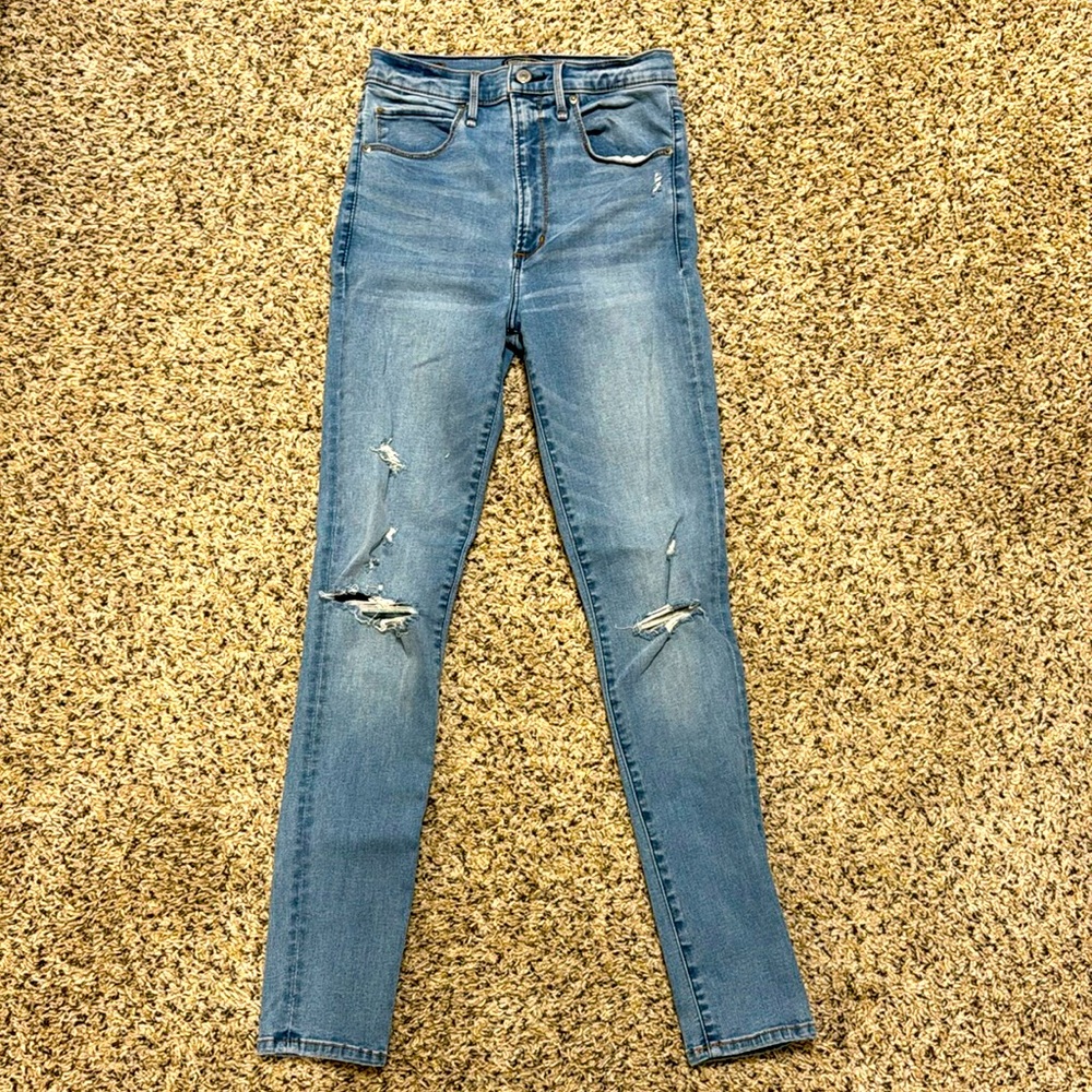 Abercrombie and Fitch ultra high-rise super skinny